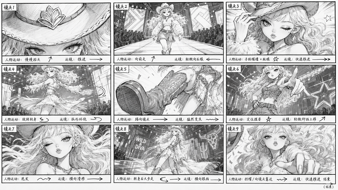 草图直出动画短片分镜展示 3